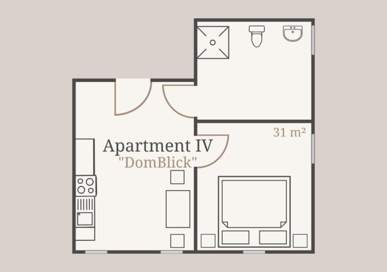 Dom Apartment IV - Modern & Zentral Mit Kostenfreiem Parkplatz فولدا المظهر الخارجي الصورة